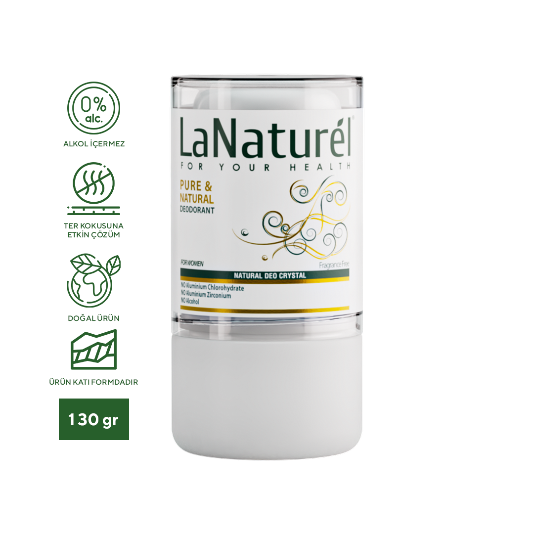 Deo Kristal Kokusuz Bayan 130 ml - Lanaturel