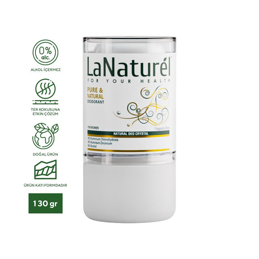 Deo Kristal Kokusuz Bayan 130 ml - Lanaturel