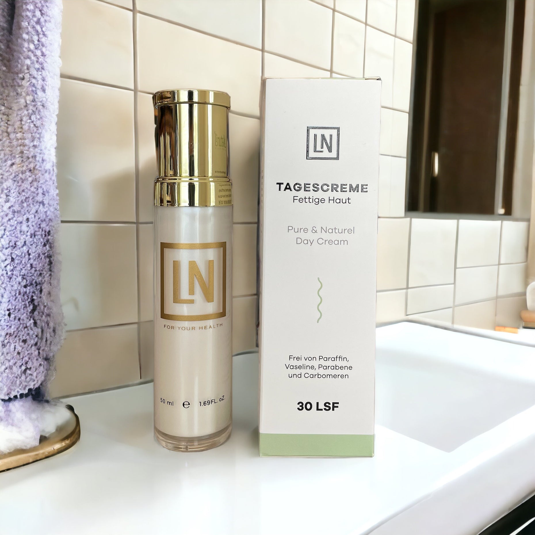 Günlük Bakım Kremi Yağlı Ciltler 50 ml - Lanaturel