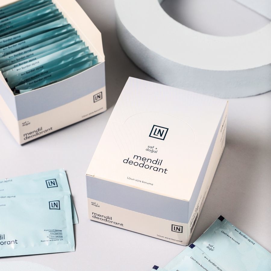 TEK KULLANIMLIK DEO MENDİL 20'Lİ PAKET - Lanaturel